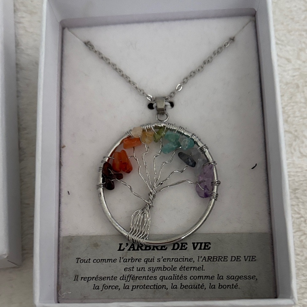 Necklace Tree of Life Symbol Box